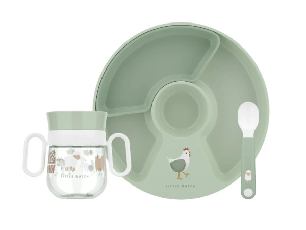 Detská jedálenská súprava 3-dielna Farma