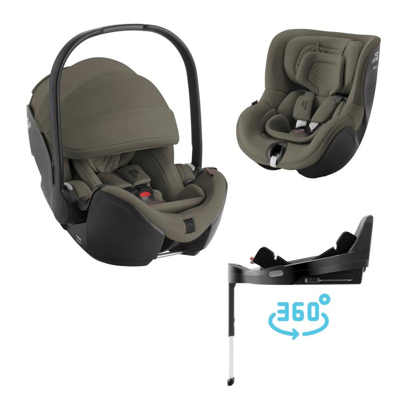 Autosedačka set Baby-Safe Pro + Vario Base 5Z + autosedačka Dualfix 5z Lux, Urban Olive