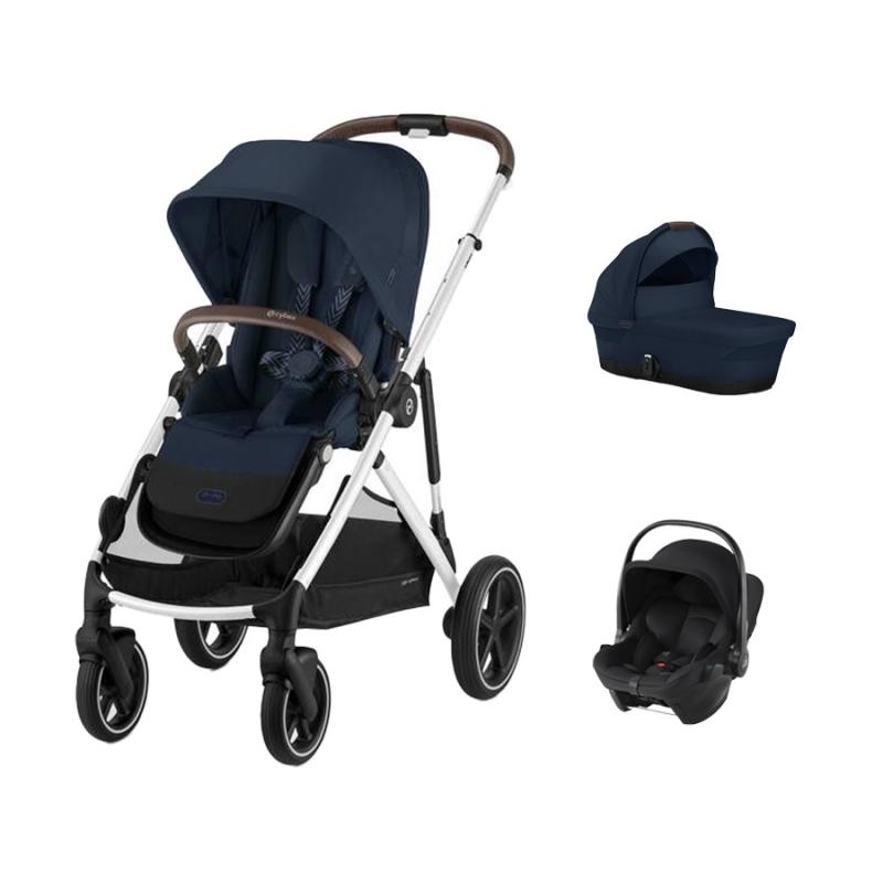 CYBEX GAZELLE Set M, OCEAN BLUE (Silver rám)