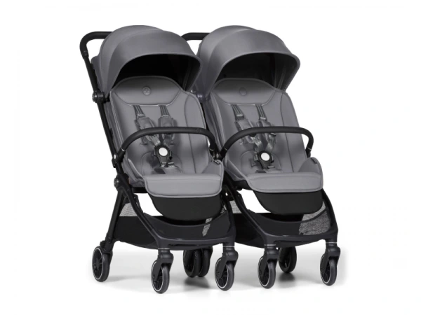 Connect Mini 2x kočík s madlom Grey 1