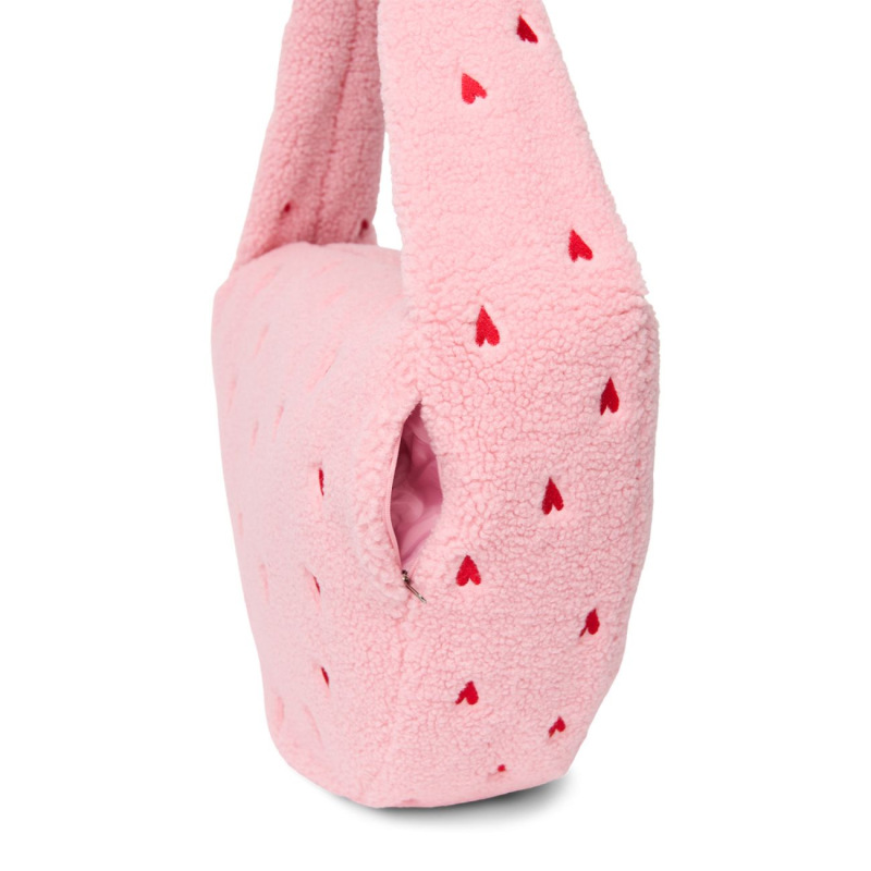 STUDIO NOOS - Teddy Cross Body Bag | Light Pink Hearts 2