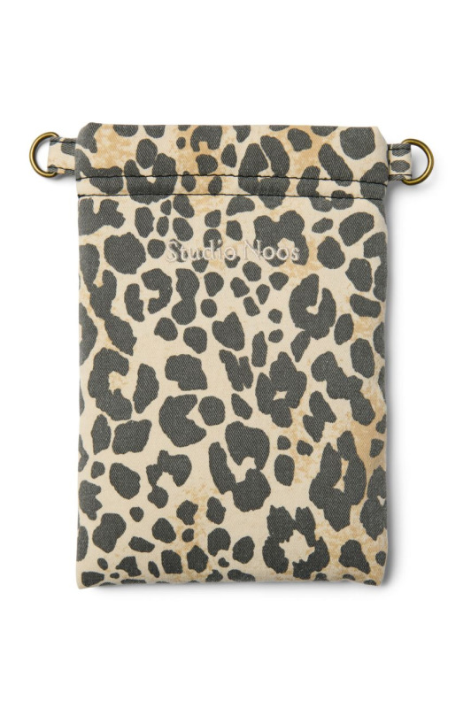 STUDIO NOOS - Soft Cotton Phone BAG - taštička na telefon | Leopard