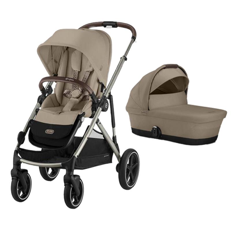 CYBEX GAZELLE Set S, ALMOND BEIGE (Taupe rám)