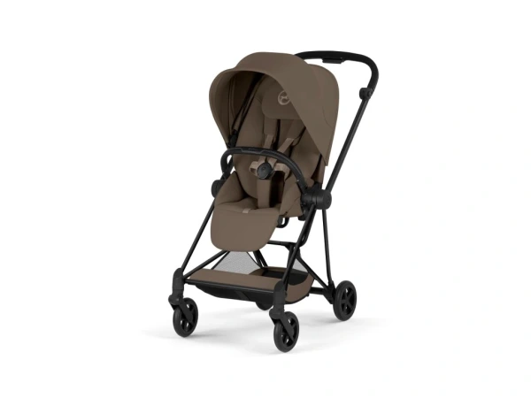 Cybex MIOS Comfort rám Matt Black skladacia vanička - Coconut Brown 2