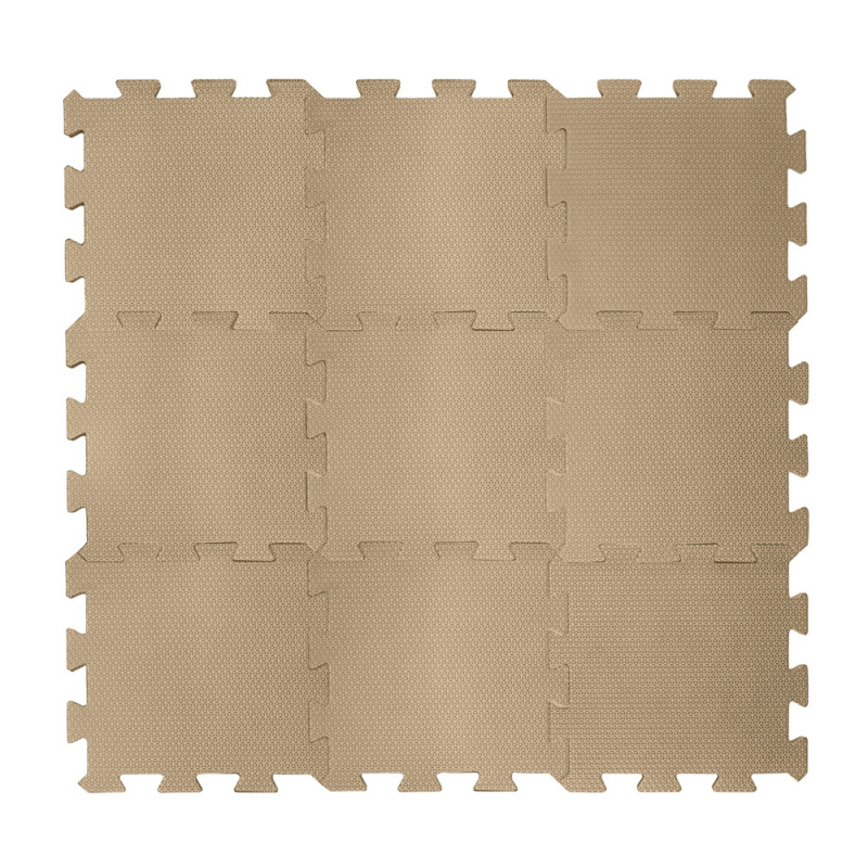 Penová podložka Puzzle 30x30 cm 9ks, Hazel Brown 6