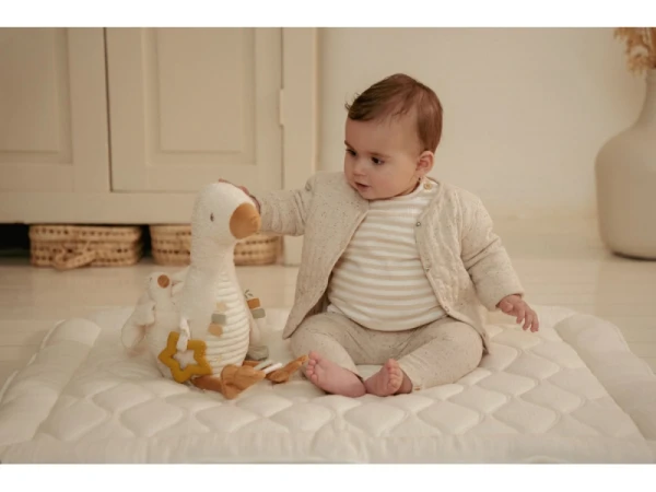 Hus plyšová s aktivitami Newborn Naturals 7