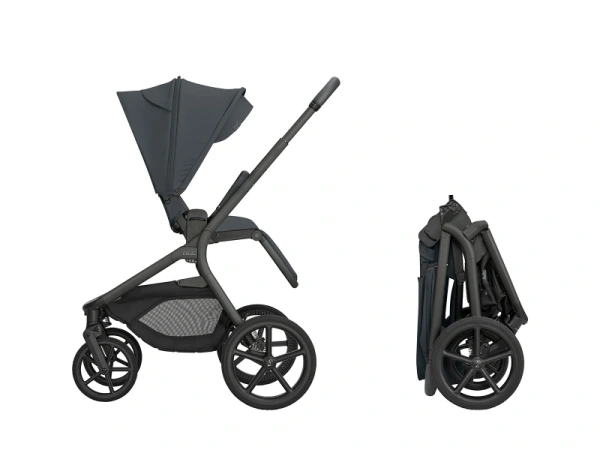 KikkaBoo Kočík 2v1 Goya Platinum GRAPHITE 2