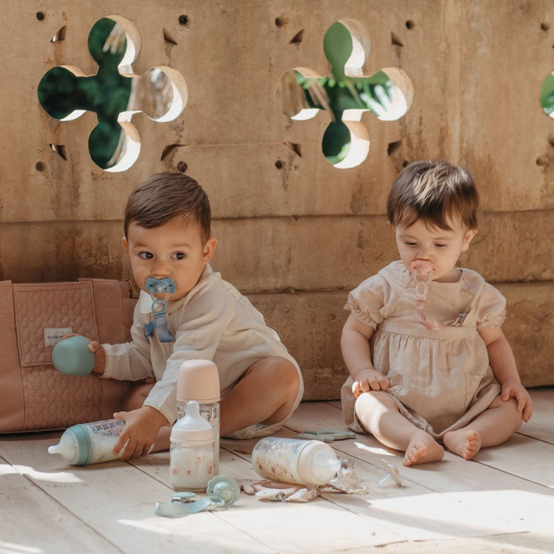 SUAVINEX | Fľaša sklo WONDERLAND NEW 120 ml fyziologická SX PRO +0 SF - zelený králik 2