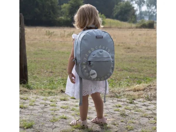 Detský batoh Kids School Backpack Grey Off White