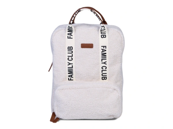 Prebaľovací batoh Family Club Signature Teddy Off White