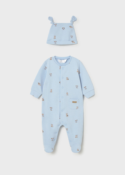 Mayoral dlhý overal s čiapočkou Sky