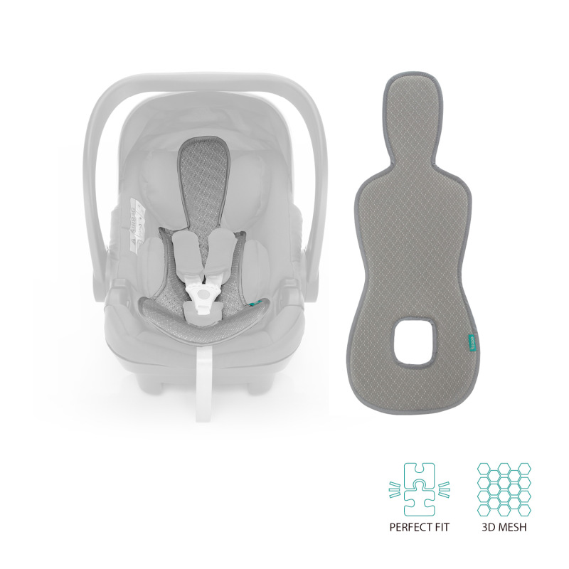 Priedušná podložka do autosedačky Breeze sk. 0+, Maory Grey 2