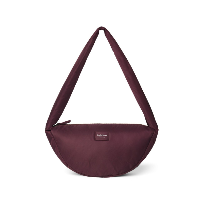 STUDIO NOOS - Technical Puffy Mini Cross Body Bag | Burgundy 1