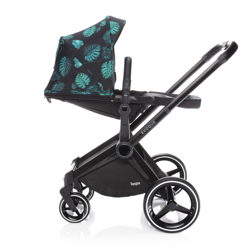 SET Podvozek Evoque + Farebný set ku kočárku Evoque, B/BL_Jungle 3