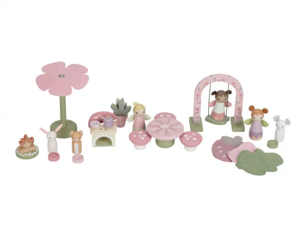 Domček pre víly drevený prenosný Fairy Garden 7