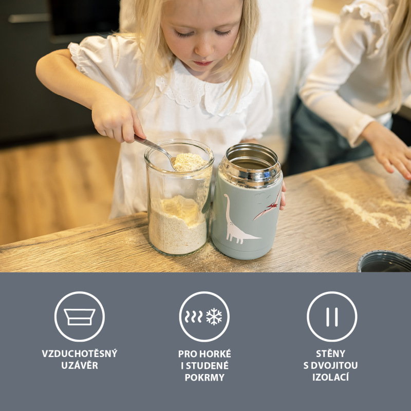 Termoska na jídlo 500 ml, Dino 2