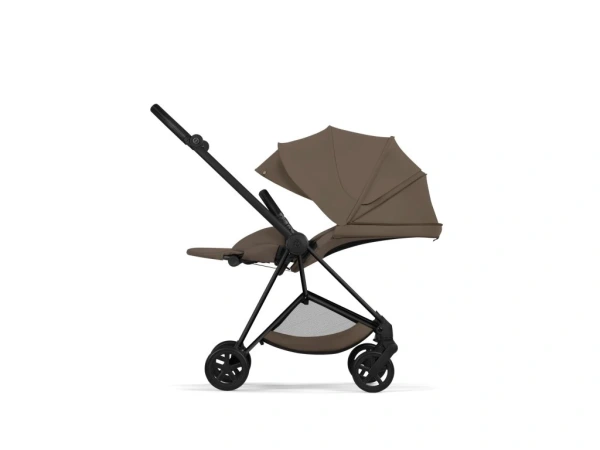 Cybex MIOS Comfort rám Matt Black skladacia vanička - Coconut Brown 8