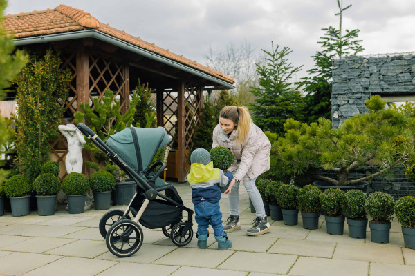 Športový kočík Move Cross 2, Antique Green/Black 8