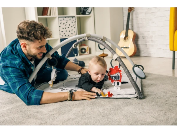 Hracia deka s hrazdou štvorcová Gymini Tiny Rockers 4
