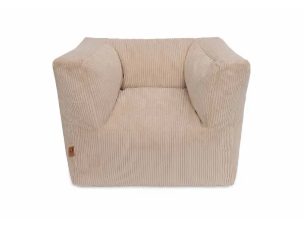Kreslo detské Beanbag Corduroy Natural 3