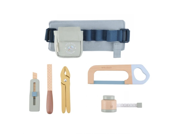 Opasok s dreveným náradím Blue 3