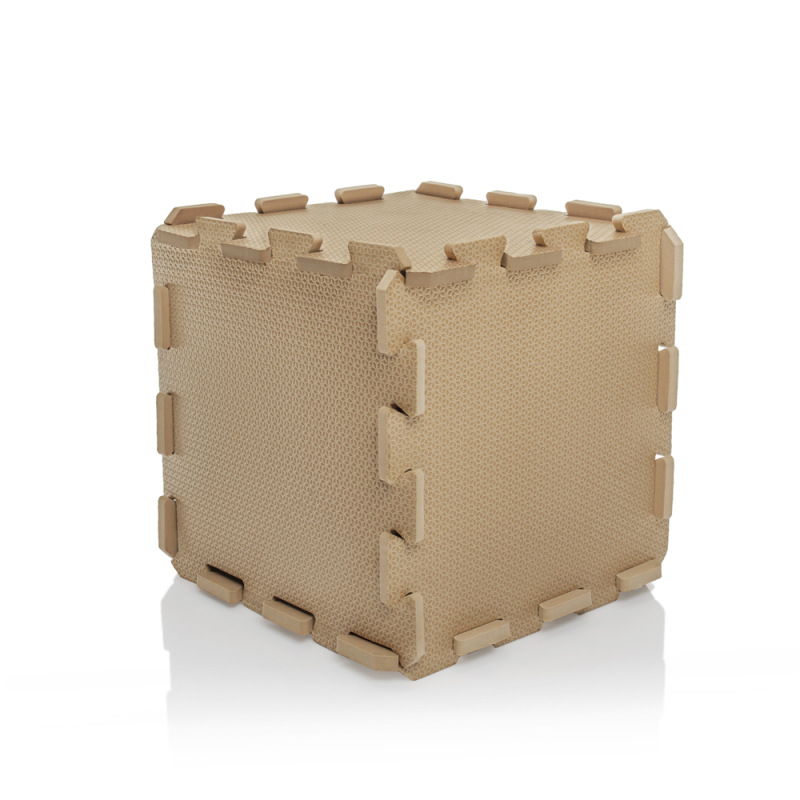 Penová podložka Puzzle 30x30 cm 9ks, Hazel Brown 10