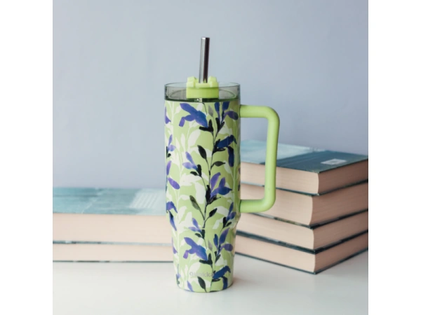 Nerezový termohrnček so slamkou Stream Matcha 950 ml 1