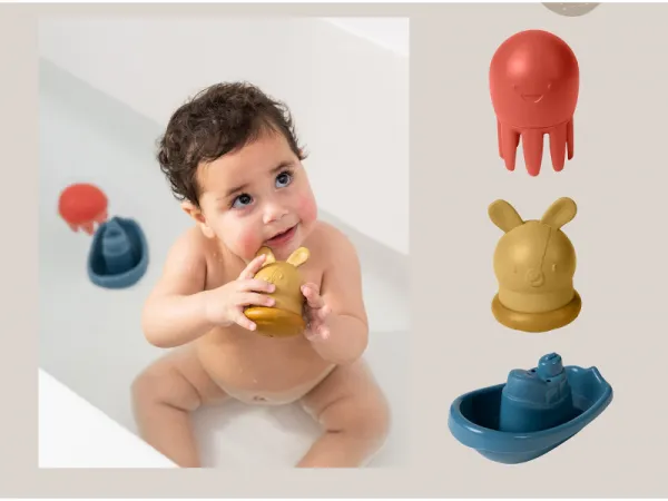 Sada hračiek do kúpeľa s osuškou 1