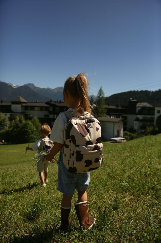 STUDIO NOOS - Puffy Midi BACKPACK - batôžtek s predným vreckom | Holy Cow Brownish 1