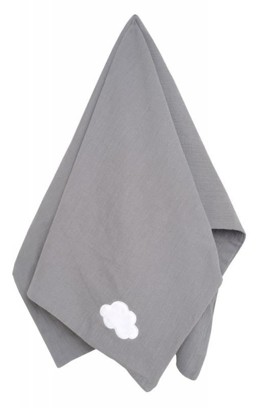 JABADABADO Detská deka, sivá