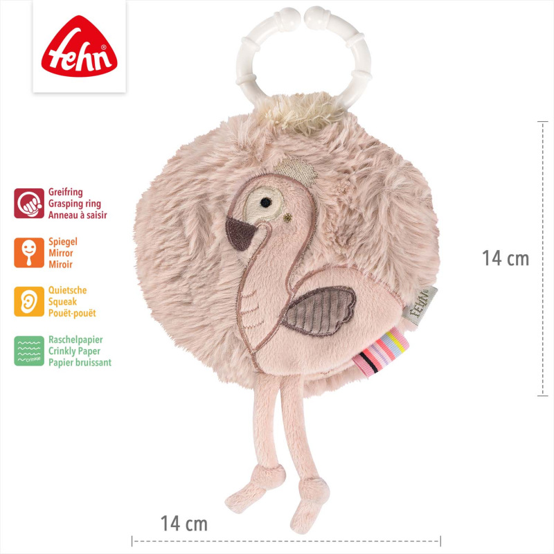 Plyšová knížka plameniak, Pink 4