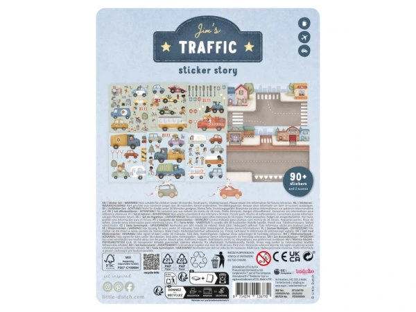 Knižka so samolepkami Doprava Jim 2