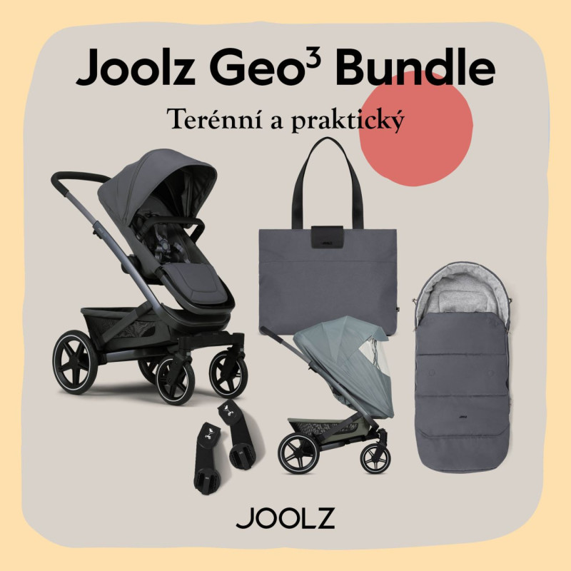 JOOLZ | Geo3 kompletný set | Pure grey + Darčeky
