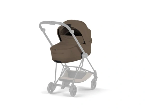 Cybex MIOS Comfort rám Matt Black skladacia vanička - Coconut Brown 5