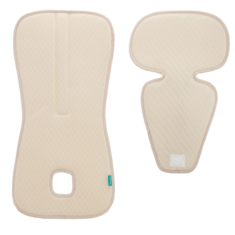 Priedušná podložka do autosedačky Breeze sk. 2/3, Sand Shell 1