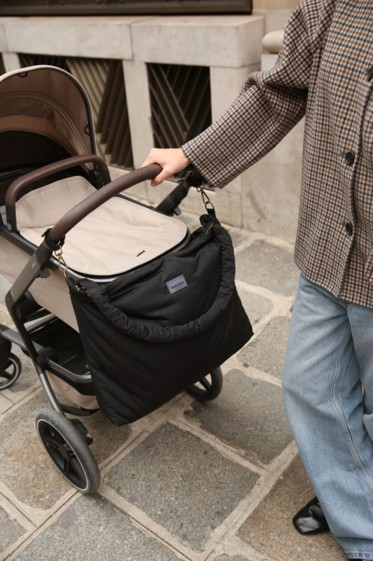 STUDIO NOOS - Puffy DIAPER BAG - prebaľovacia taška | Black 1