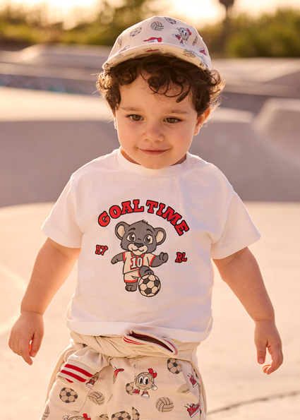 Mayoral tričko "Goaltime" Cream 2