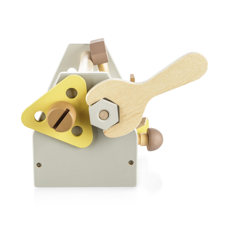 Dřevěná sada nářadí v boxu, Brown 3