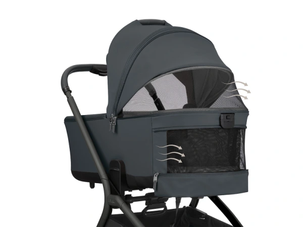 KikkaBoo Kočík 2v1 Goya Platinum GRAPHITE 13