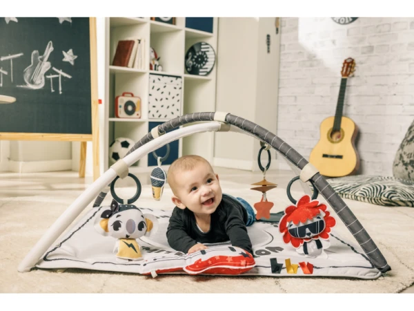 Hracia deka s hrazdou štvorcová Gymini Tiny Rockers 3