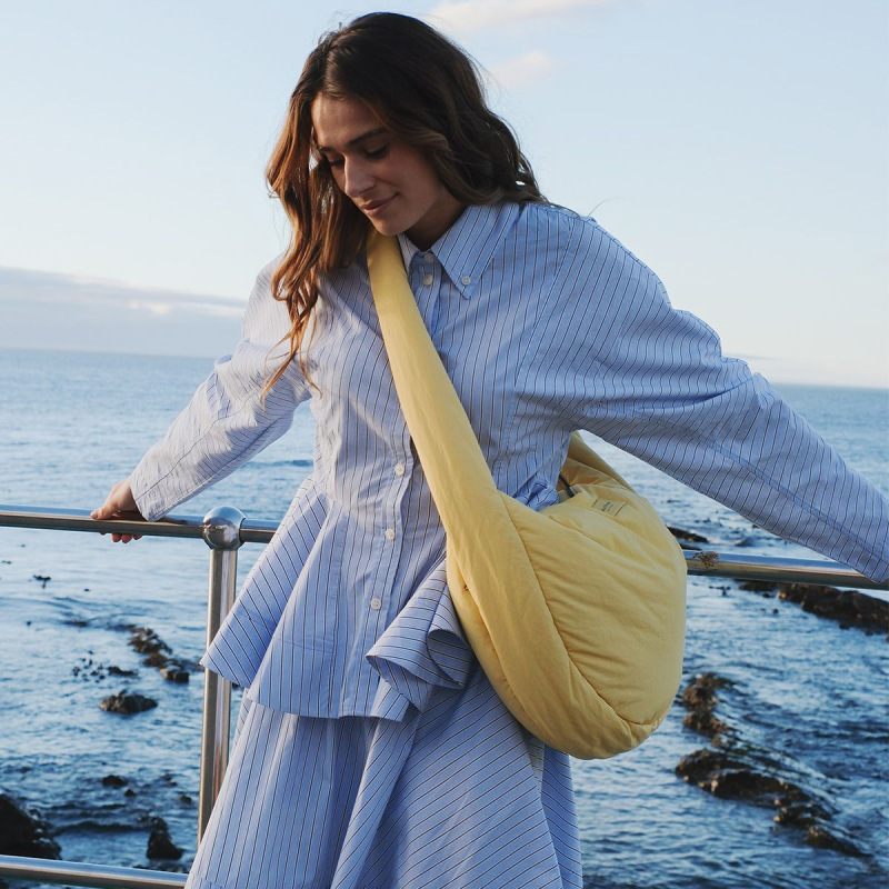 STUDIO NOOS - Puffy Cross Body Kabelka | Textured ButterYellow 8