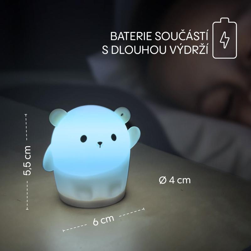 Silikónové závesné svetlo LED, Bear 8