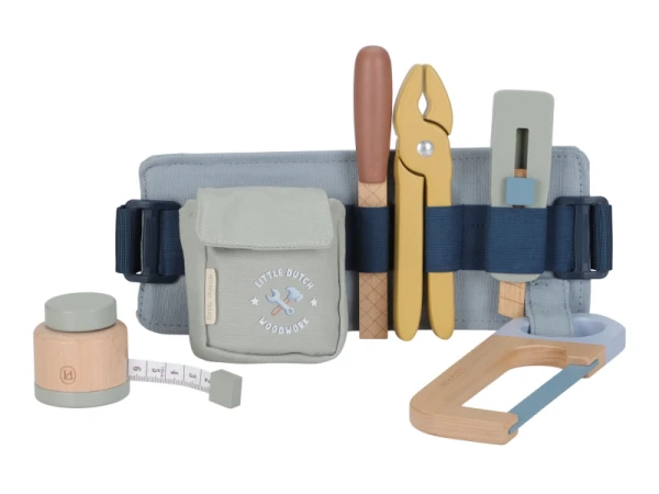 Opasok s dreveným náradím Blue 1