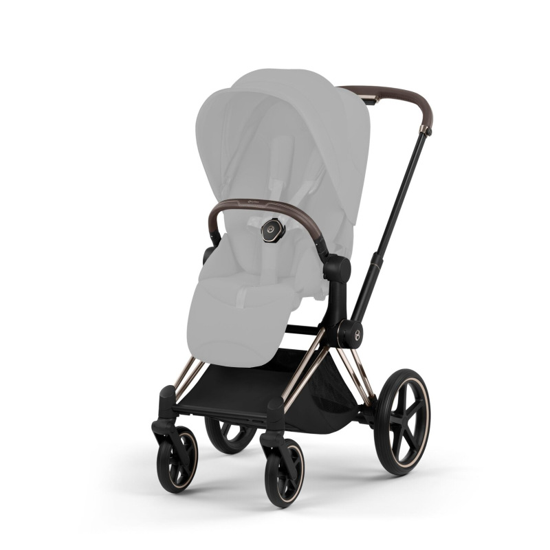 Cybex PRIAM Style Podvozok 2026 + rám sedenia - Champagne Gold 1