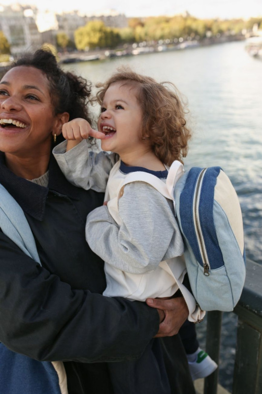 STUDIO NOOS - Packwork Mini BACKPACK - batůžek | Denim 5