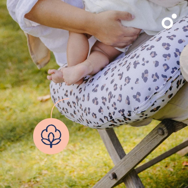 Doomoo Softy multifunkčný vankúš, LEOPARD CREAM 5