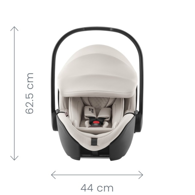 Sada kočíka Rio + hlboká vanička + autosedačka Baby-Safe PRO Lux, Soft Taupe 17