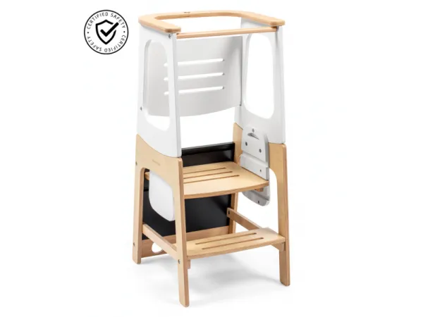 Učiaca veža 3v1 Toucan Natural White 12