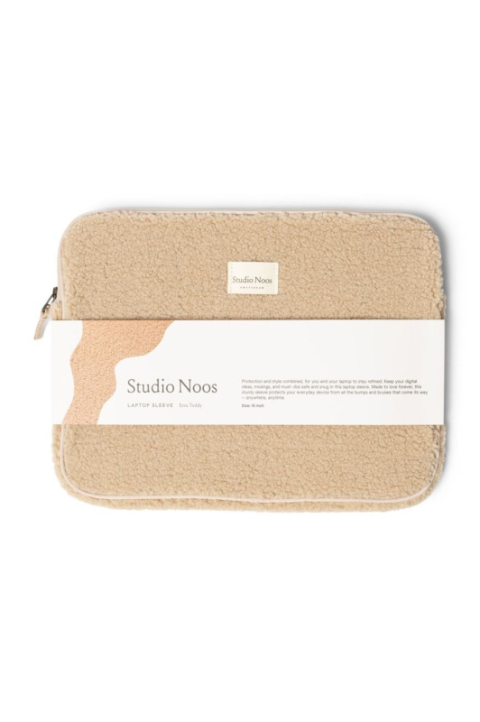 STUDIO NOOS - Teddy OBAL na Laptop 15´| Ecru 3