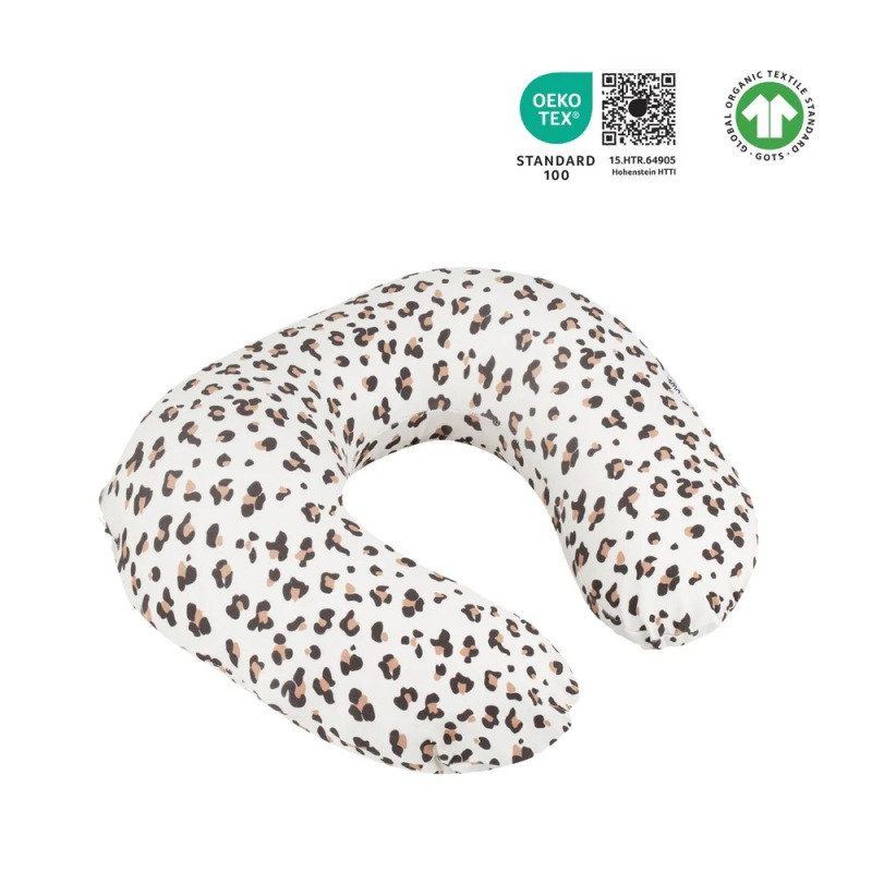 Doomoo Softy multifunkčný vankúš, LEOPARD CREAM 7